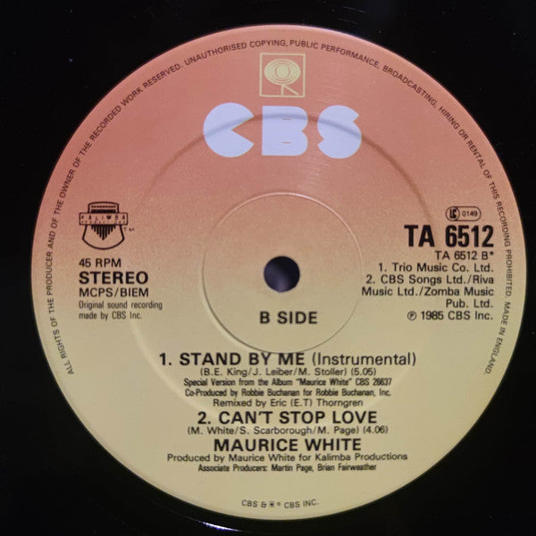 Maurice White : Stand By Me (12")