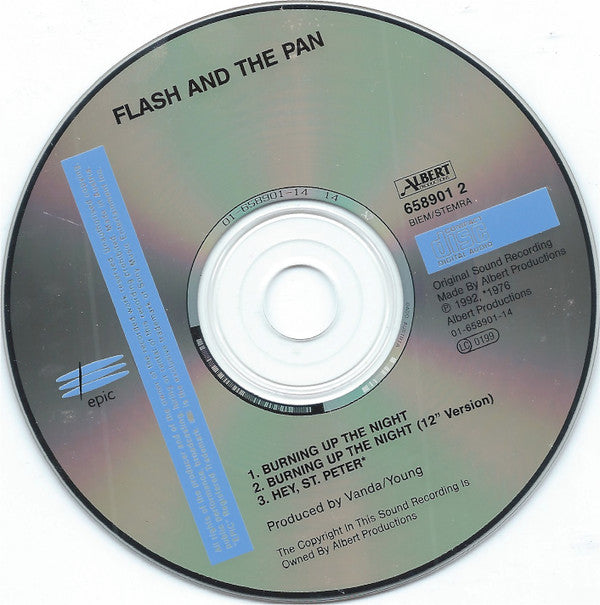 Flash & The Pan : Burning Up The Night (CD, Maxi)