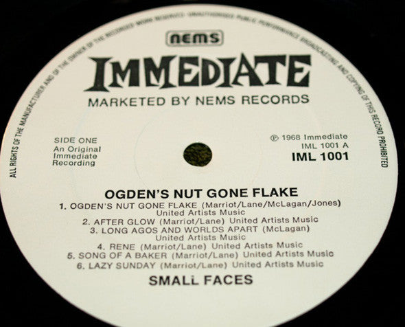 Small Faces : Ogdens' Nut Gone Flake (LP, Album, RE, Cir)