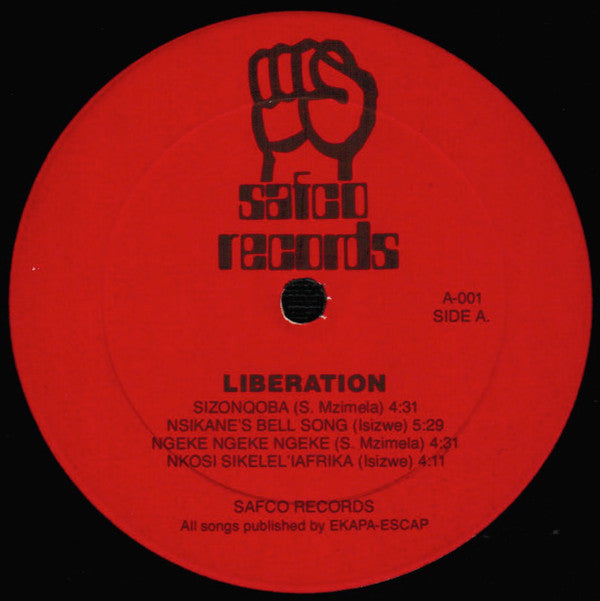 South Africa Freedom Singers : Liberation - South Africa - Freedom Songs (LP, Album)