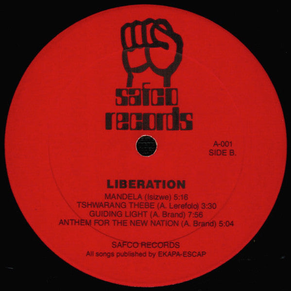 South Africa Freedom Singers : Liberation - South Africa - Freedom Songs (LP, Album)