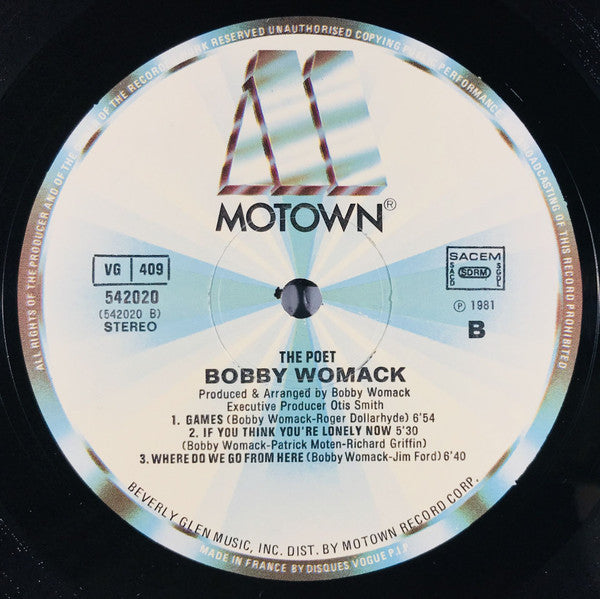 Bobby Womack : The Poet (LP, Album)