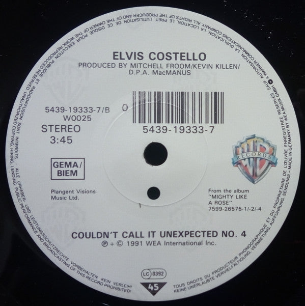 Elvis Costello : The Other Side Of Summer (7", Single)