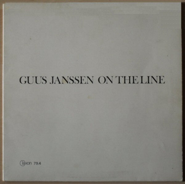 Guus Janssen : On The Line (LP)
