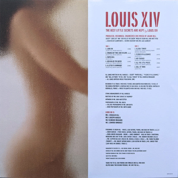 Louis XIV : The Best Little Secrets Are Kept (LP, Album, Ltd, Num, RE, Whi)
