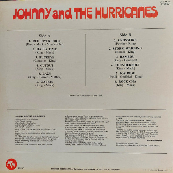 Johnny And The Hurricanes : Red River Rock (LP, Album)