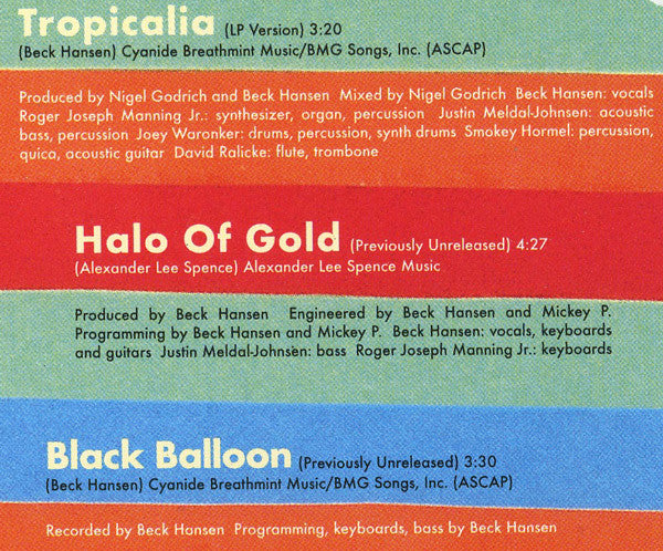 Beck : Tropicalia (HDCD, Single)