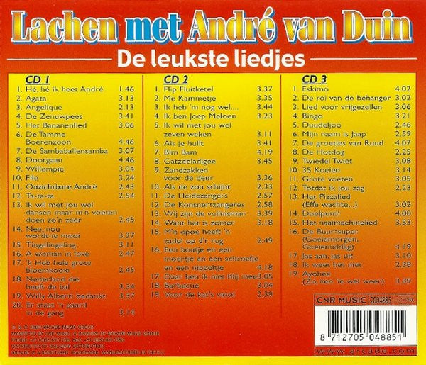 André van Duin : Lachen Met André Van Duin (De Leukste Liedjes) (3xCD, Comp)