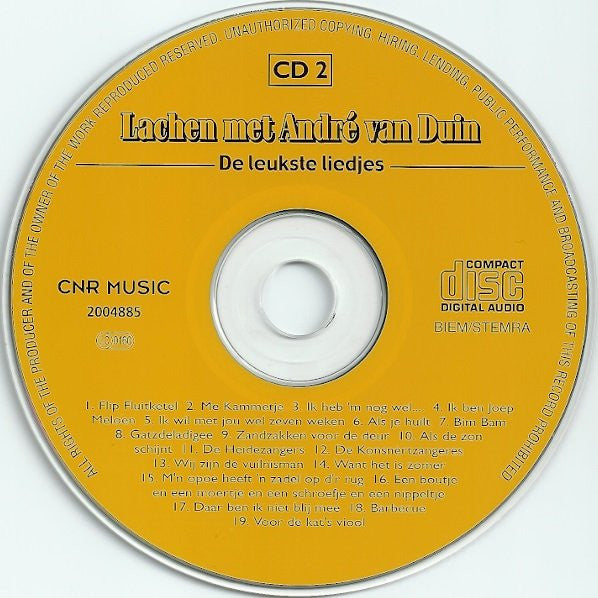 André van Duin : Lachen Met André Van Duin (De Leukste Liedjes) (3xCD, Comp)