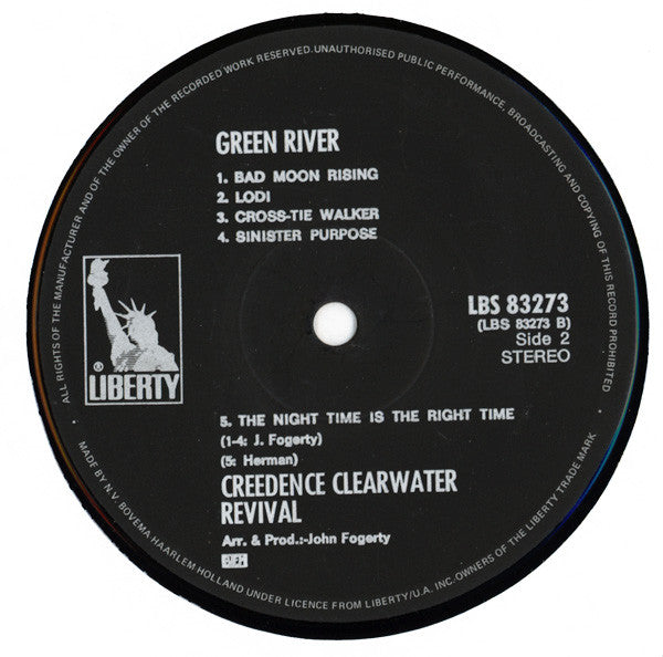 Creedence Clearwater Revival : Green River (LP, Album)