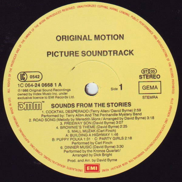 Various : Sounds From True Stories (LP, Album)