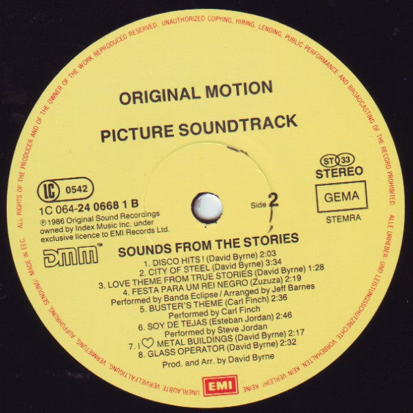 Various : Sounds From True Stories (LP, Album)