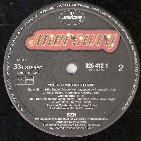BZN : Christmas With BZN (LP, Album)