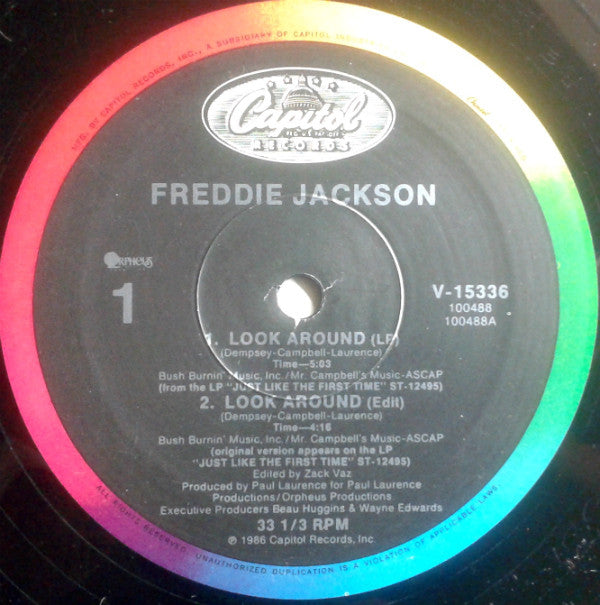 Freddie Jackson : Look Around (12")