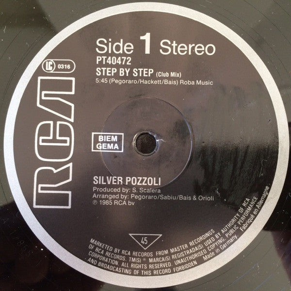 Silvio Pozzoli : Step By Step (Extended Version) (12")