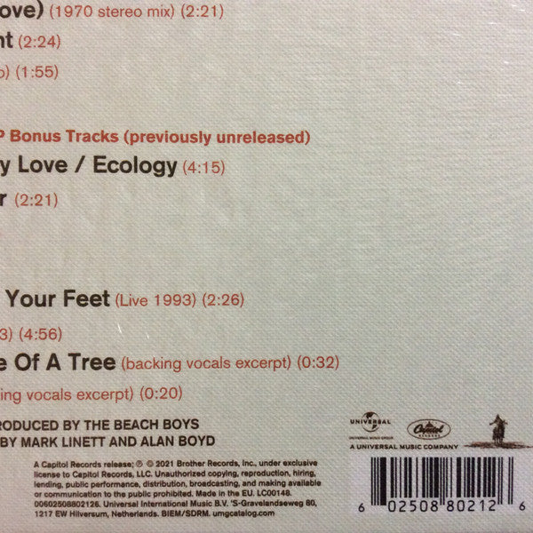 The Beach Boys : Feel Flows (The Sunflower & Surf's Up Sessions 1969-1971) (2xLP, Album, RE, RM + 2xLP, Comp, RM + Box, Comp)