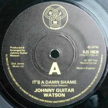 Johnny Guitar Watson : It's A Damn Shame (7", Single)