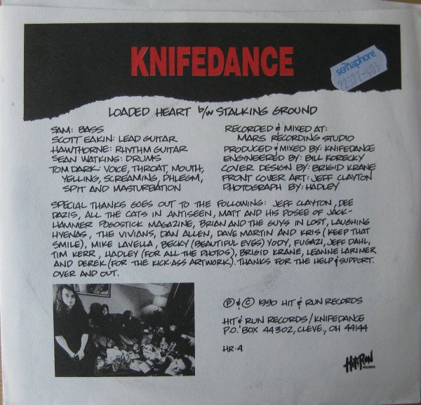 Knifedance : Loaded Heart (7")