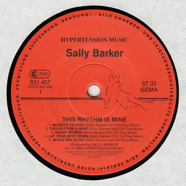 Sally Barker : This Rhythm Is Mine (LP, Album)
