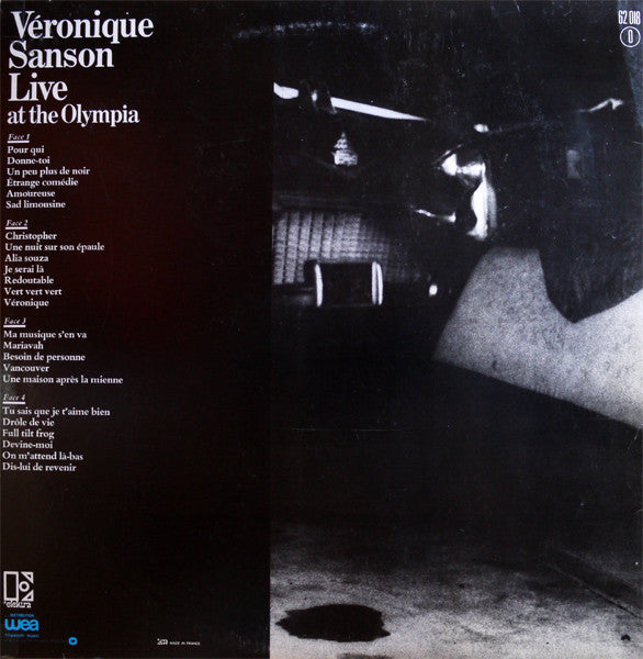 Véronique Sanson : Live At The Olympia (2xLP, Album, Gat)