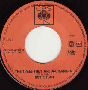 Bob Dylan : Subterranean Homesick Blues (7", Single, Lig)