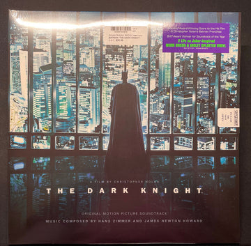 Hans Zimmer And James Newton Howard : The Dark Knight (Original Motion Picture Soundtrack) (LP, Gre + LP, Pur + Album, Ltd, RE)