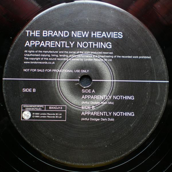 The Brand New Heavies : Apparently Nothing (12", Promo)
