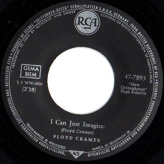 Floyd Cramer : San Antonio Rose / I Can Just Imagine (7")