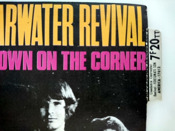 Creedence Clearwater Revival : Fortunate Son / Down On The Corner (7", Single, Mono)