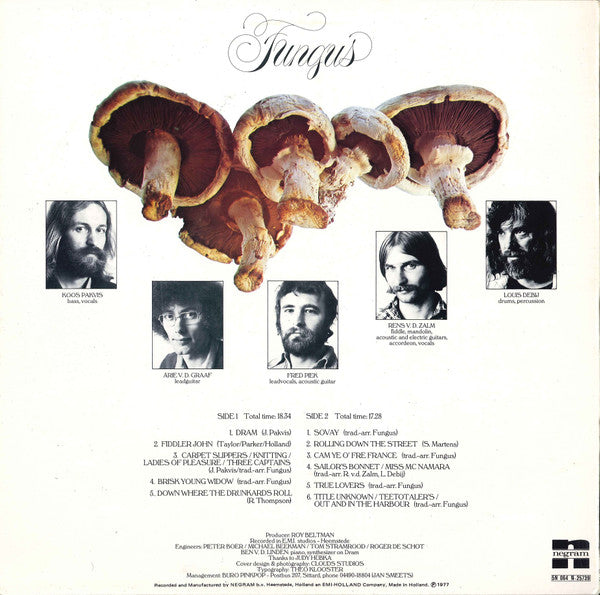 Fungus (3) : Mushrooms (LP, Album)