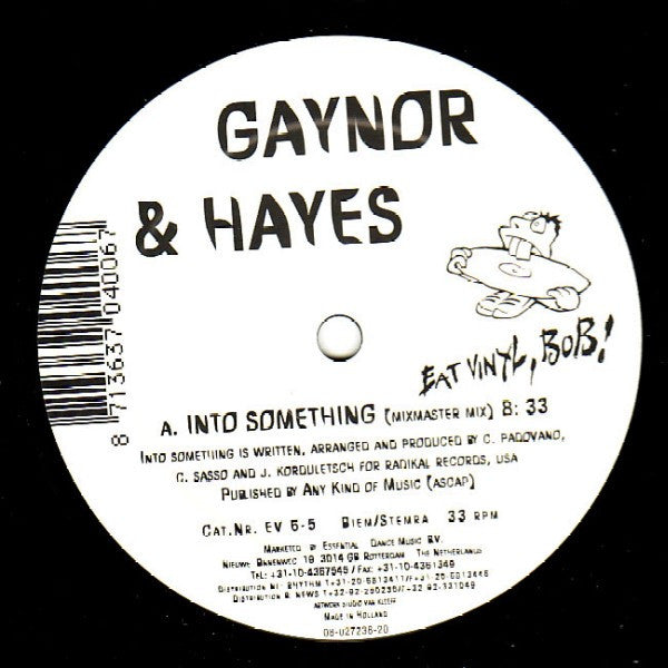 Gaynor & Hayes : Into Something (12")