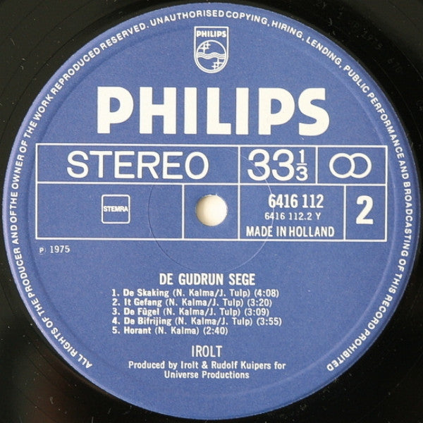 Irolt : De Gudrun Sêge (LP, Album, RE)