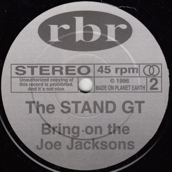 The Stand GT : Turn On The Cartoons / Bring On The Joe Jacksons (7", Single)