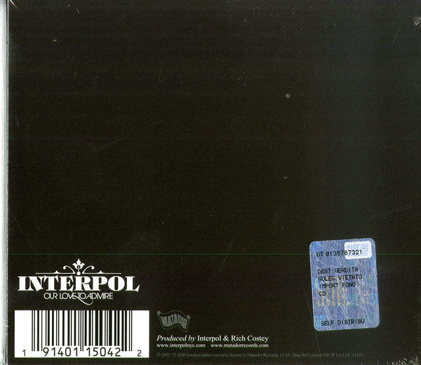 Interpol : Our Love To Admire (CD, Album, RE)