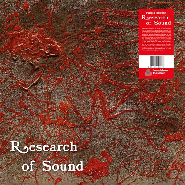 Puccio Roelens : Research Of Sound (LP, Album, RE)