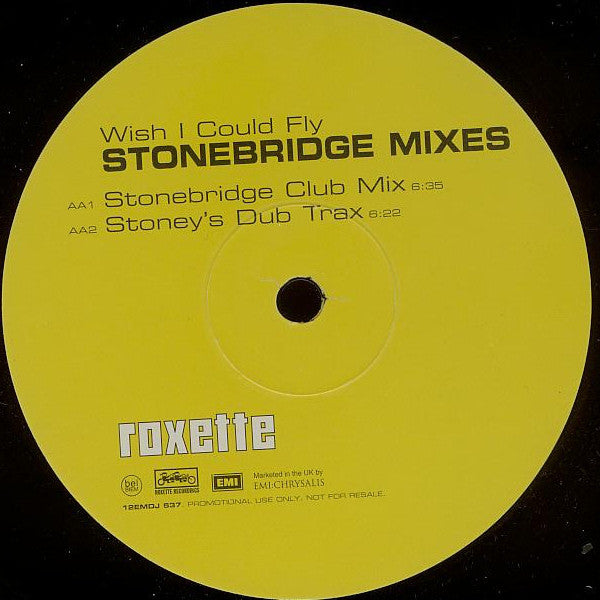 Roxette : Wish I Could Fly (12", Promo)