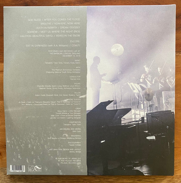 Mono (7) : Beyond The Past - Live In London With The Platinum Anniversary Orchestra (Ltd, 2nd + LP, Whi + LP, Gre + LP, Bla)