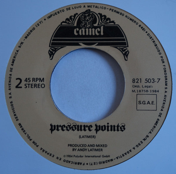 Camel : Cloak And Dagger Man = Espia (7", Single)