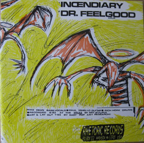 Ninefinger : Incendiary (7", Single)