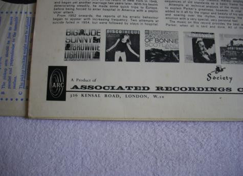 Charlie Parker : Ornithology (LP, Comp, Mono)