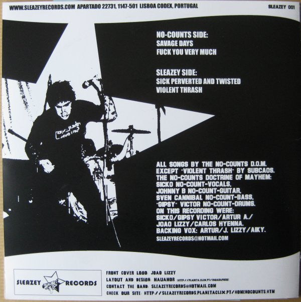 The No-Counts Doctrine Of Mayhem : Fuck You Very Much (7", EP)