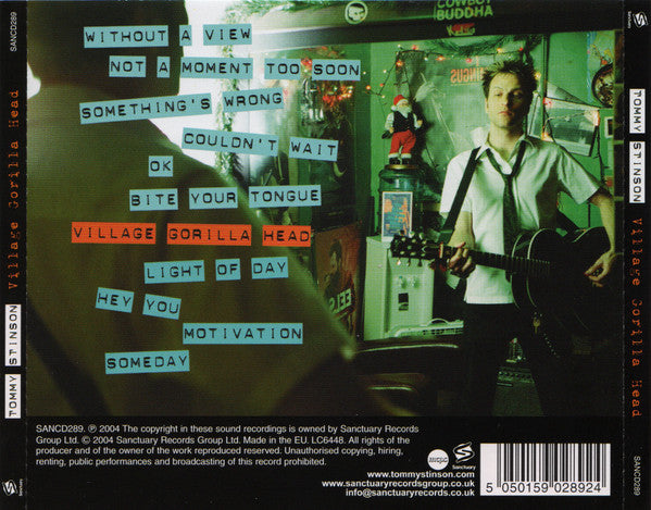 Tommy Stinson : Village Gorilla Head (CD, Album)