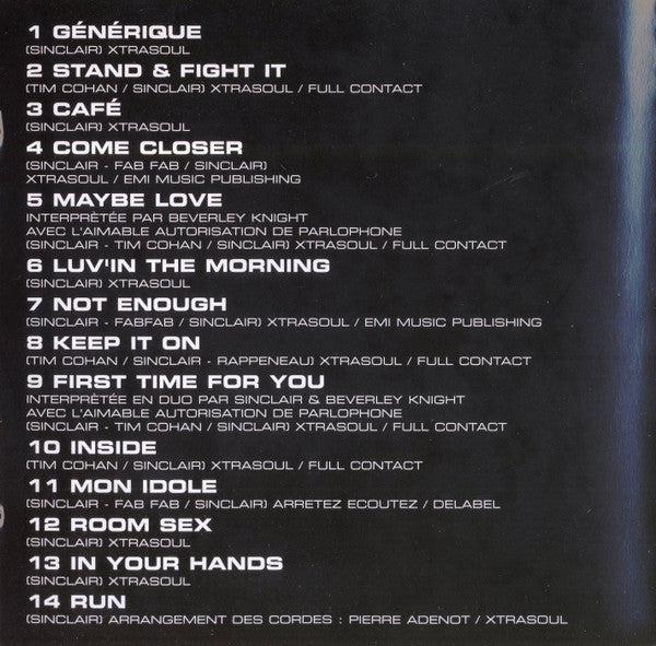 Sinclair (3) : Mon Idole (Musiques Originales Du Film) (CD, Album)