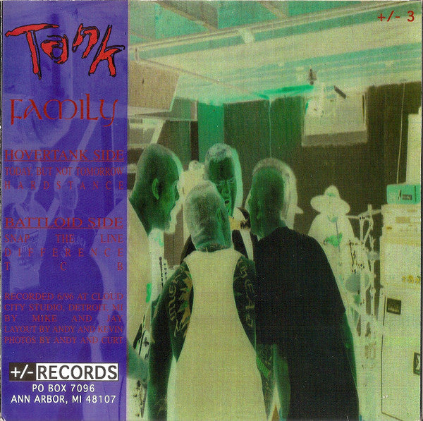 Tank (9) : Family (7", EP, Yel)