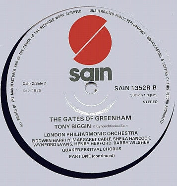 Tony Biggin : The Gates Of Greenham (2xLP, Gat)