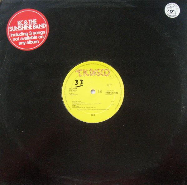 K C* / The Sunshine Band : Make Me A Star / Black Water Gold (12")