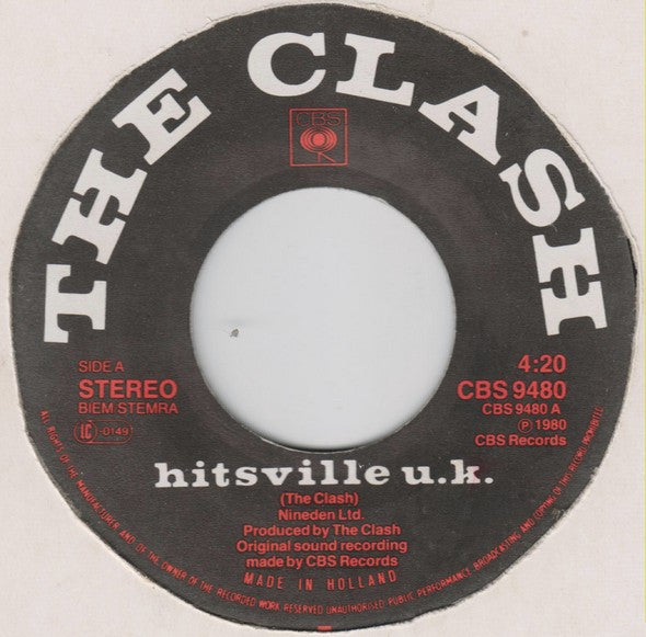 The Clash / Mikey Dread : Hitsville U.K. / Radio One (7", Single)