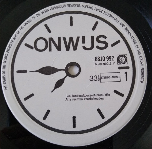 Onwijs Cast : Onwijs (Musical Over Onderwijs) (LP, Album)
