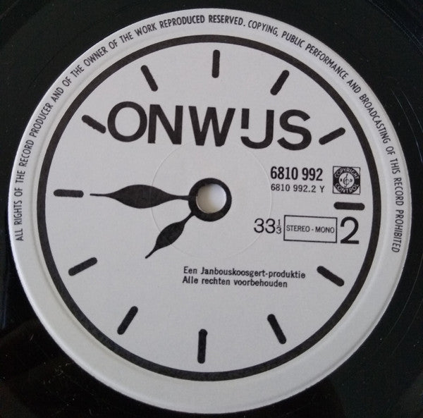 Onwijs Cast : Onwijs (Musical Over Onderwijs) (LP, Album)