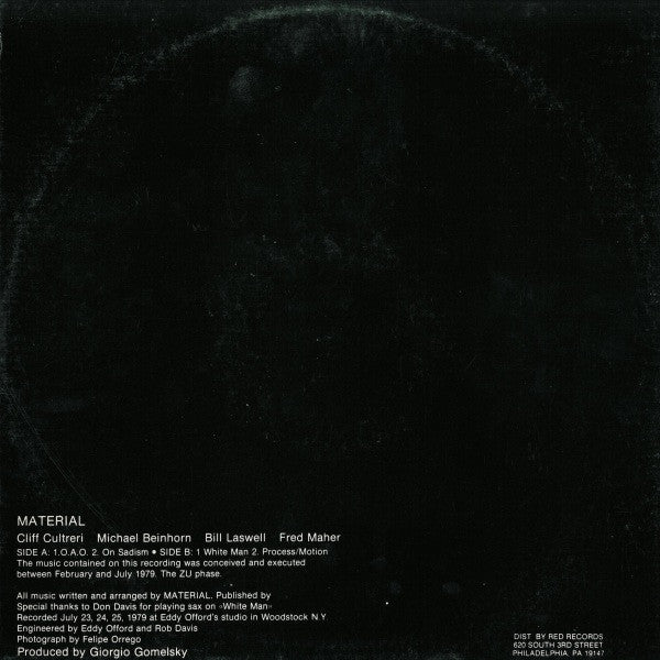 Material : Temporary Music 1 (12")